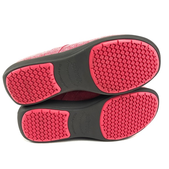 Greys Anatomy Softwalk Meredith Sport Red Clogs - Picture 6 of 8